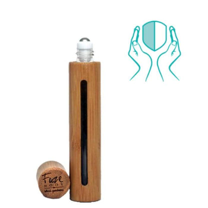 Protect: Sanitizing Blend 100% Pure Essential Oils and Alcohol - Wood Roll-On